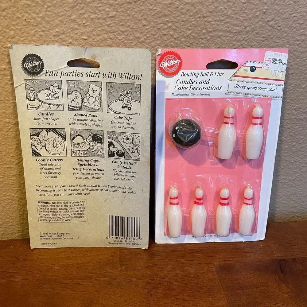 1993 Wilton Bowling Candles